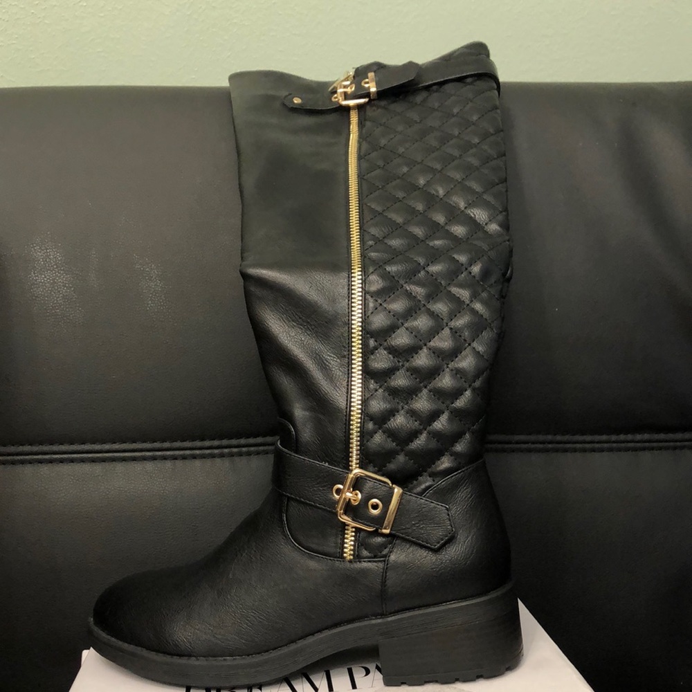 DREAM PAIRS Women's Knee High Riding Boots